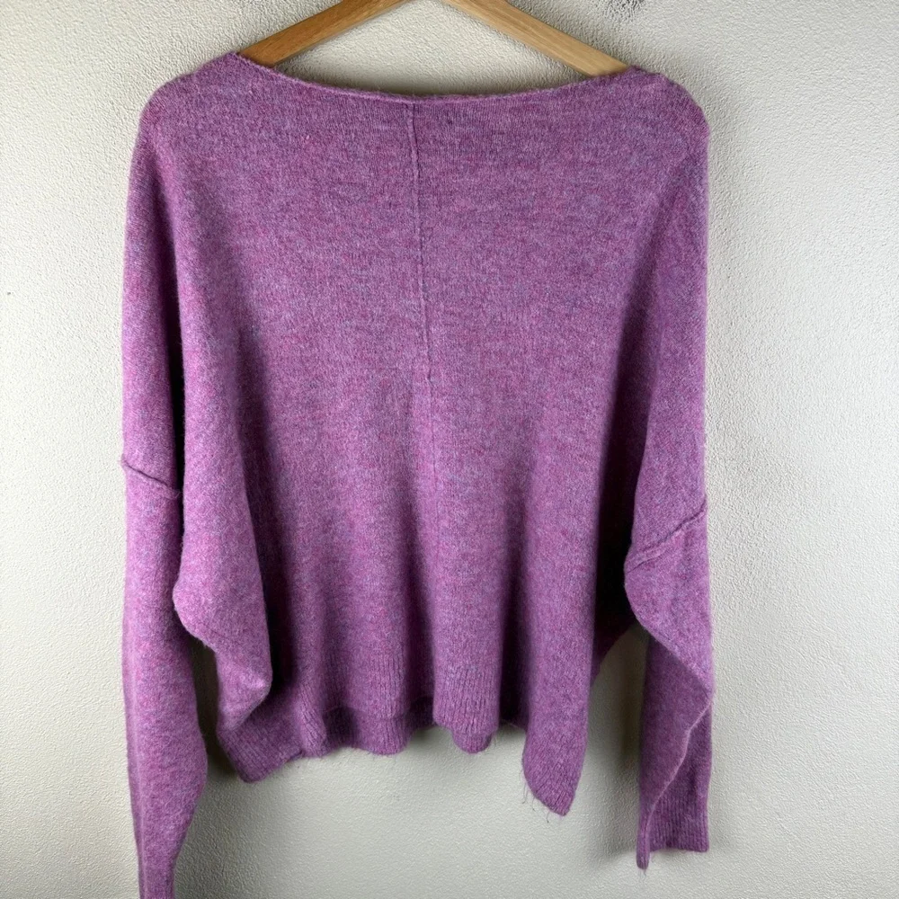 Evereve Sweater Jessie Off The Shoulder Pullover Sz Large Soft Cozy